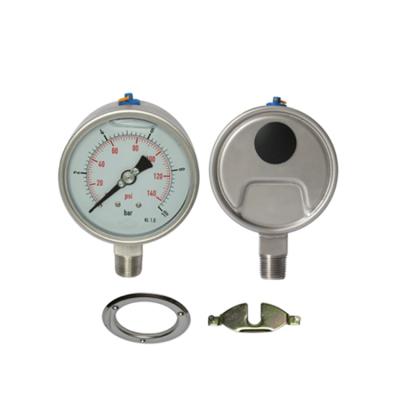 China Low Price Liquid Filled Polycarbonate Lens Stainless Steel Case Gauge SPG-02 Series for sale