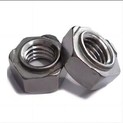 China Top din934 M8 heavy industry stainless steel square weld nut carbon steel square weld nut custom round rivet nut sale for sale