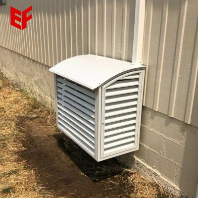 China Home Outdoor Sun Protection Air Conditioning Cage Aluminum Alloy Cover Customized Air Conditioner Bracket for sale