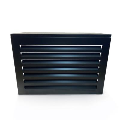 China Home Outdoor Aluminum Alloy Protective Cover Air Conditioner Waterproof All Weather Protection AC Resistant for sale