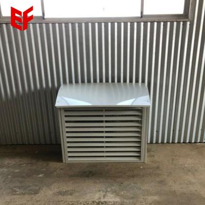 China Waterproof Home Decorative Updraft Cover Air Conditioner Metal Air Treatment Cover Outside Units for sale