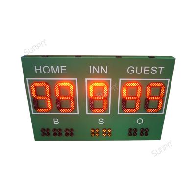 China Customizable Outdoor Baseball Electronic Height Use Scoreboard Electronic Scoreboard With Software Control for sale