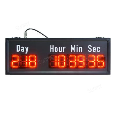 China Countdown or Day Count Up Clock Custom 999 Day Countdown Timer LED Clock with Remote Control for sale