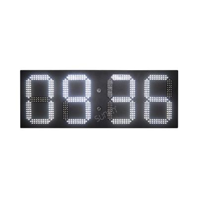 China Outdoor public place 7 segment led clock display stadium clock led display led clock display for sale