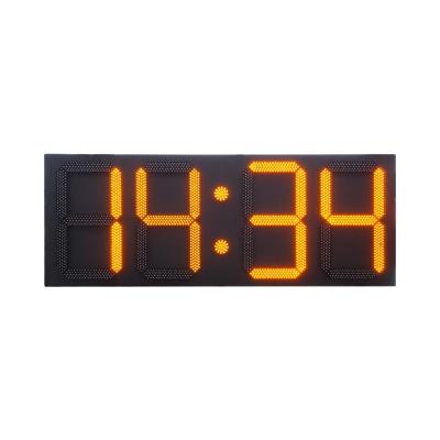 China Custom Outdoor Indoor GPS Outdoor Clock Led 7 Segment Led Digit Display for sale