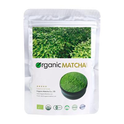 China Organic Powder Matcha Green Tea Powder Ceremony Or Premium Grade With OEM Packing for sale