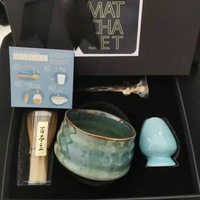 China Sustainable Matcha Tea Ceremony Kit Tea Kit Customized Matcha Green Tea for sale