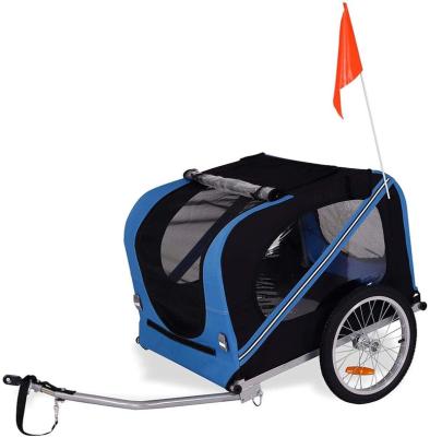 China 2021 NEW idea 2 in1 dog medium dog bike trailer pet bike trailer small animals 2021 for sale