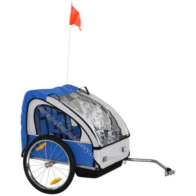 China Animal Style Small Dog Pet Bicycle Trailer Foldable Bike Trailer Dog Trailer 2022 New To Europe for sale