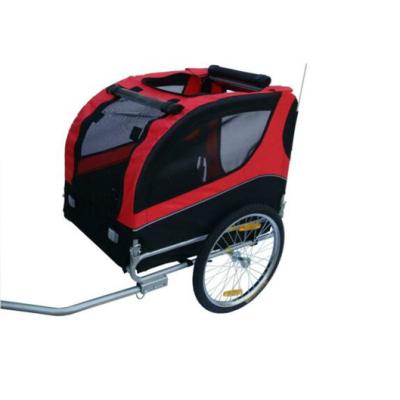 China Foldable Small Animals Bicycle Bike Dog Trailer Bike Trailer Pet Trailer for sale