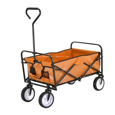 China Collapsible Folding Cart Wheelbarrow Easy-Carry Beach Pull Along Festival Service Camping for sale