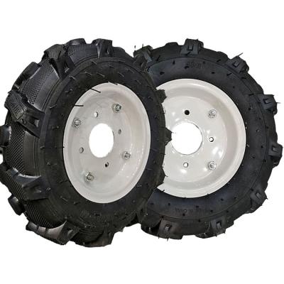 China competitive price high quality agricultural model 4.00-8 rubber wheels for wheel barrow 4.00-8 for sale