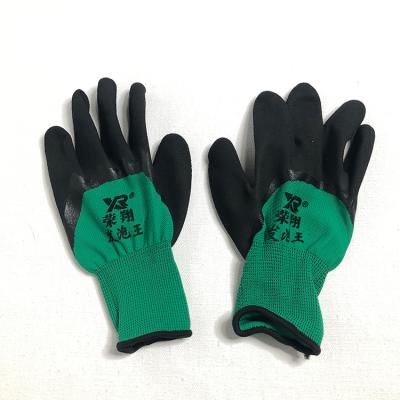 China High Quality And Cheap Anti-smash Manufactures Latex Knitted Knit Mittens for sale