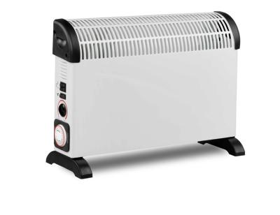 China Hotel classic design cheap price 2000W matel convector heater space heater with standing feet and carry handle with timer for sale