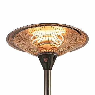 China 3000W 3 Backrest Outdoor Electric Waterproof Adjustable Umbrella Fireplaces Patio Heater For Garden Use for sale