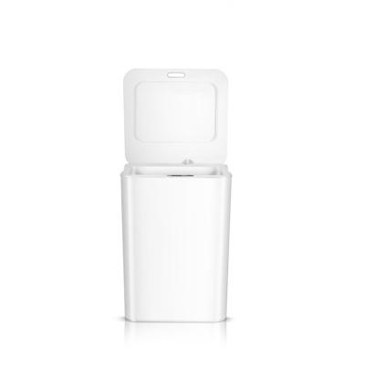 China Others 12L Sensor White Gray Colored Plastic Smart Trash Bins for sale