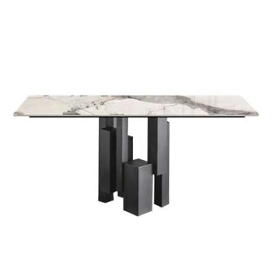 China Antique Corridor (Other) Modern Base Furniture Stoneless Luxury Wooden Console Table Adjustable Stainless Steel for sale