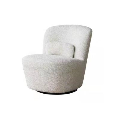 China (Others)Adjustable Leisure Chair Modern Home Accent Leisure Leg Chair Mid Century Metal Swivel Chair for sale