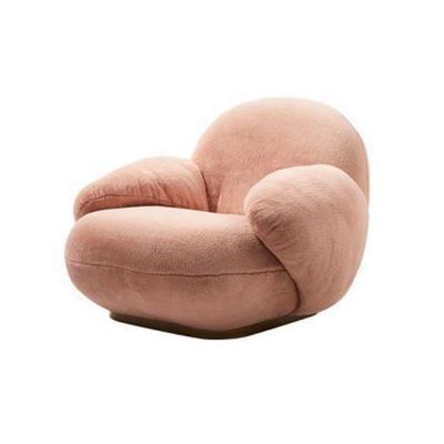 China Pink Oxford Armhair Storage Tub Chair Chaise Lounge Single Seat Cheap Hotel Comfortable Velvet Designer for sale