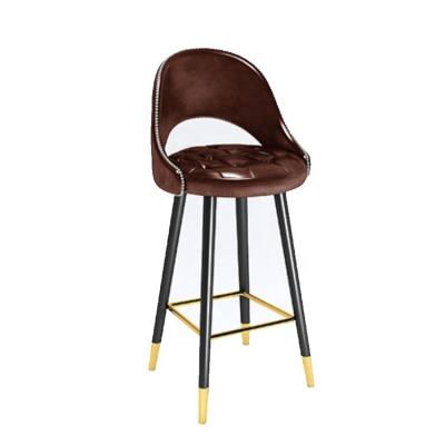 China Modern Contemporary Swivel Bar Stools Umpire Chair Stools Bar Chairs For Heavy People Wooden Bar Chair for sale