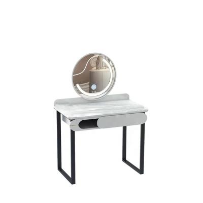 China Modern Minimalist Wrought Iron White Dresser (The Other) Small Flat Adjustable for sale