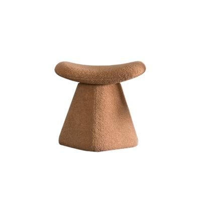 China Wholesale Luxury Removable Cover Faux Fur Chinese Stool Teenage Home Use Home Use Home Deco Long for sale