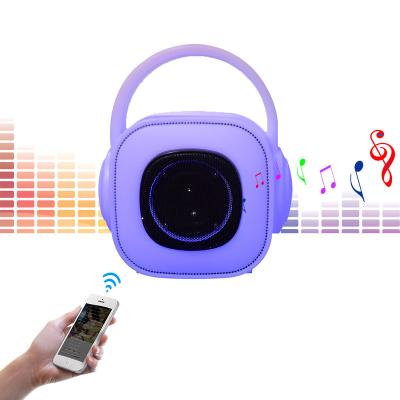 China LED Flashing Light Sound Box BT 4.2 Wireless Speaker With LED Flashing Light Mode Party Box Music Song Audio Speaker for sale