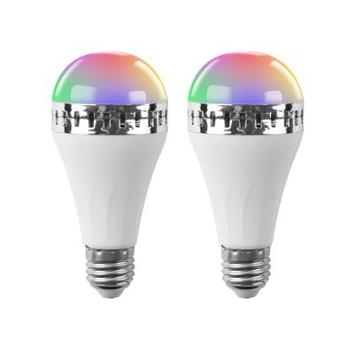 China Modern Smart Bulb E27 Smart Music Player WiFi RGB Light Bulb Music Device LED Music Song Audio Speaker for sale