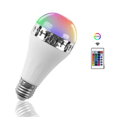 China Modern Lights Speaker With 24 Keys Dimmable Wifi LED Remote Control Smart Light Bulb Digital Music Song Audio Speakers for sale