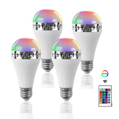 China Modern WiFi RGBW LED Music Bulb LED Music Light Bulb Phone App Controlled Music Light with Music Song Remote Control Audio Speaker for sale