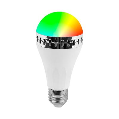 China Modern TWS App Control E27 Light Smart Music Lampara 7W Dimmable Led Bulb for sale