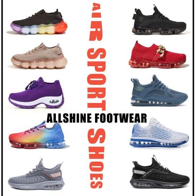 China Cushioning High Quality Customized Logo Womens Mens Casual Sport Air Cushion Shoes Soft Flexible Fitting for sale