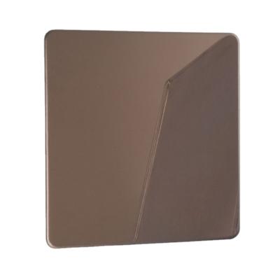 China Hotel Home Decoration 201 304 316 409 Anti Finger 8k Mirror Stainless Steel Bronze Sheet for sale