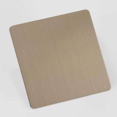 China Hotel SS 316 Stainless Steel Plates Colored Stainless Steel Sheet Hairline 304 HL for sale