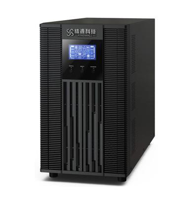 China Telecom Networking Computer 3KVA Single Phase Online Double High Frequency Conversion Ups With Battery For Long Standby Time for sale