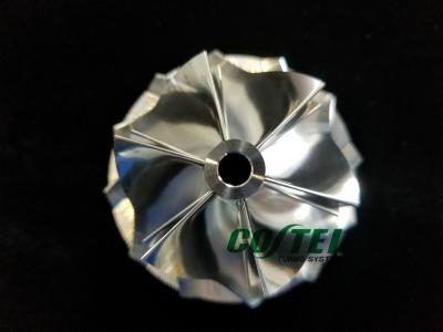 China Long Life Upgrade Billet Compressor Wheel 48.62-65mm 6+6 IHI Isuzu RHF55V VIET for sale