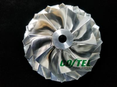 China HE551/ HX55 Billet Compressor Wheel 71.75/109.00mm 4035398/3526176 8+8 Blades for sale