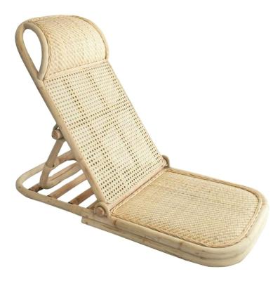 China Contemporary Color Customizable Size Rattan Pool Sun Bed Beach Sofa Outdoor Portable Folding Chairs for sale