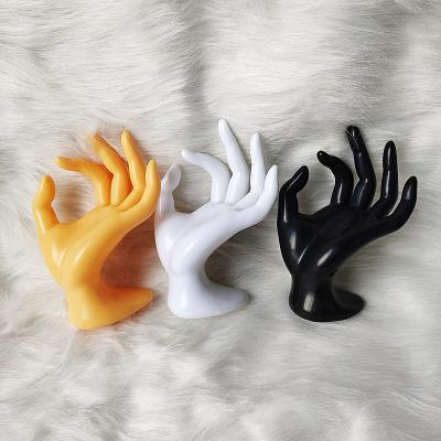 China Wholesale Realistic Ring Bracelet Jewelry Display Stand Plastic Mannequin Hand For Jewelry for sale