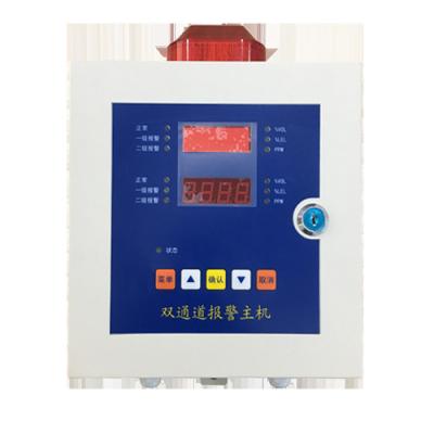 China Controlador dobro do detector de gás com a função do armazenamento de dados para monitorar dois detectores de gás à venda