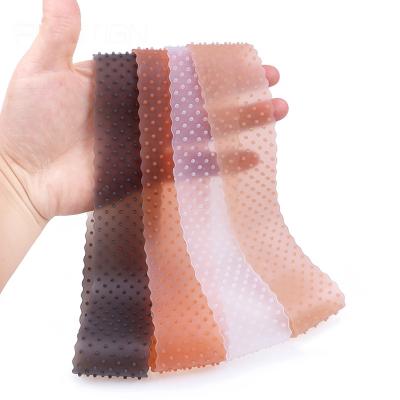 China Soft Transparent Fix Hair Band New Arrival Headband Fix Hair Band Elastic Non Slip Silicone Wig Grip Band For Wear Wigs for sale