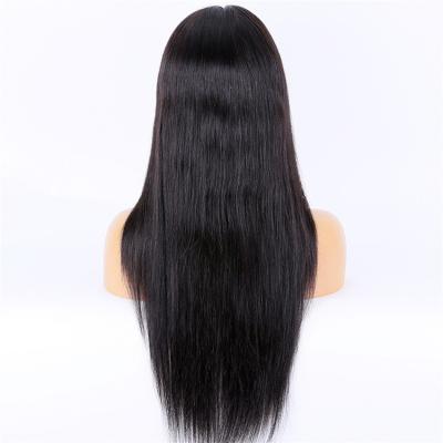 China Long 360 Color Brazilian Short Bone Color Stock Silky Straight 4x4 Part Wig Blow In Hair Straight for sale