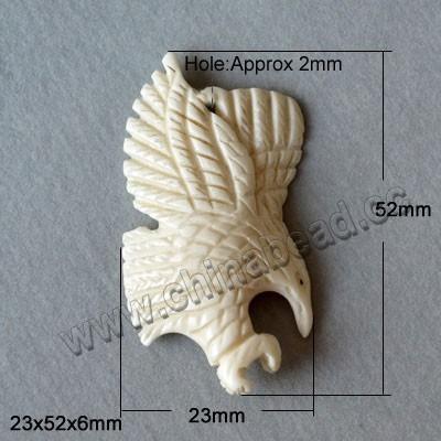 China Shell Factory sell the bone cut beads, eagle beads, hawk bead for sale