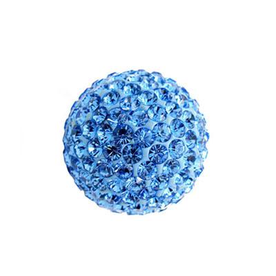 China Hot Sale High Quality Multi Colors Round 16mm Clay Pave Rhinestone Round Beads For Bags Shoes Clothes Accessories Decoration for sale