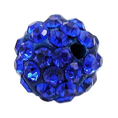 China Jewelry Bracelets Necklaces Making Wholesale Quality Customized Designs Colors 14mm Loose Clay Pave Round Rhinestone Beads For Bracelets Neckalces Jewelry Making for sale