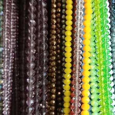 China Cheap crystal beads from Crystal Sell in various shapes assorted colors sizes in bulk by a lot at 1 dollor each strand for sale