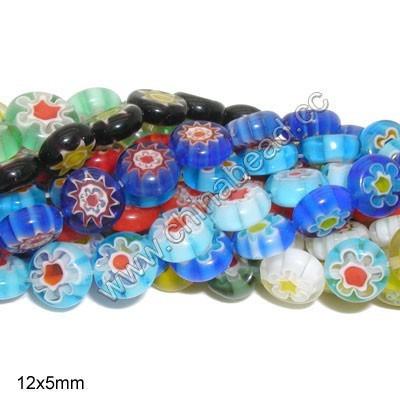 China Crystal Hot Selling Indian Herringbone Beads Disc Herringbone Glass Bead For Bracelet Making for sale