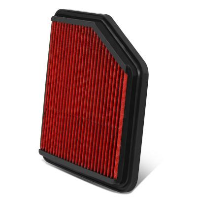 China FOR 06-13 LEXUS IS250/IS350 REUSABLE&WASHABLE UPPER FLOW PANEL RED AIR FILTER 242*236*25.5 for sale