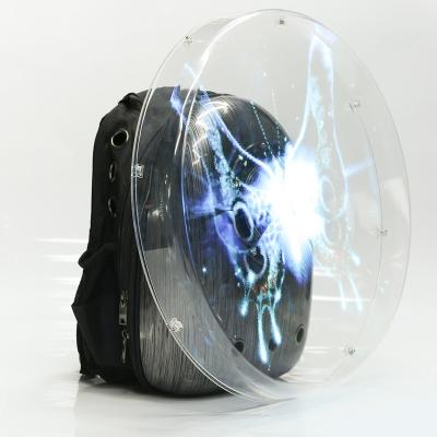 China New Product Holographic Backpack Hologram Display 3D LED Fan F-545 for sale