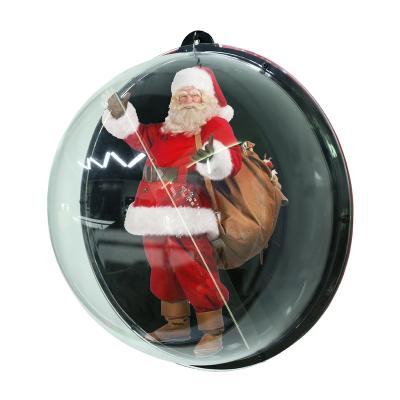 China Advertising 3D Christmas Ball Floating Indoor Holographic Fan Led Hologram Projector Led Hologram Fan for sale